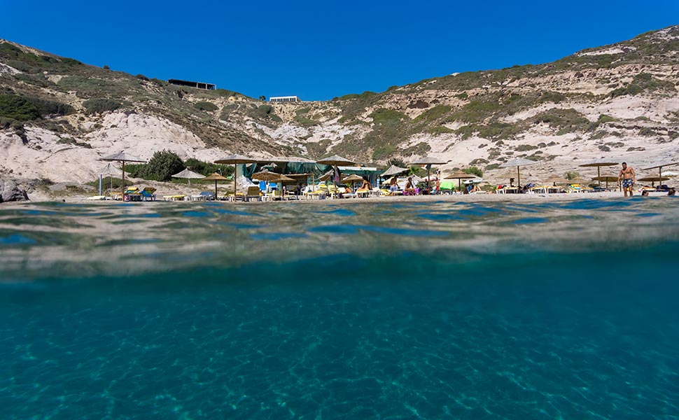 Kos'un en güzel plajları ve Kos'un en güzel sahilleri - kaynak: www.greeka.com